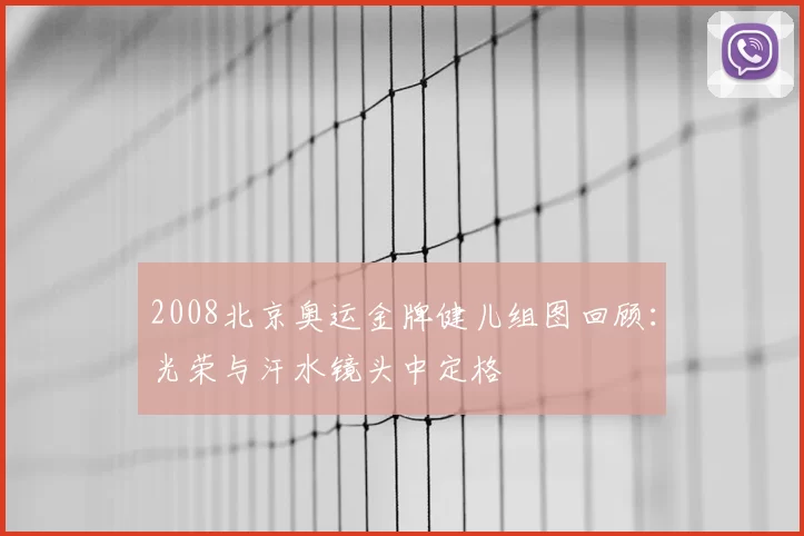 2008北京奥运金牌健儿组图回顾：光荣与汗水镜头中定格
